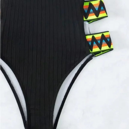 Women Brazilian Style Elastic Bikini Swimwear Set