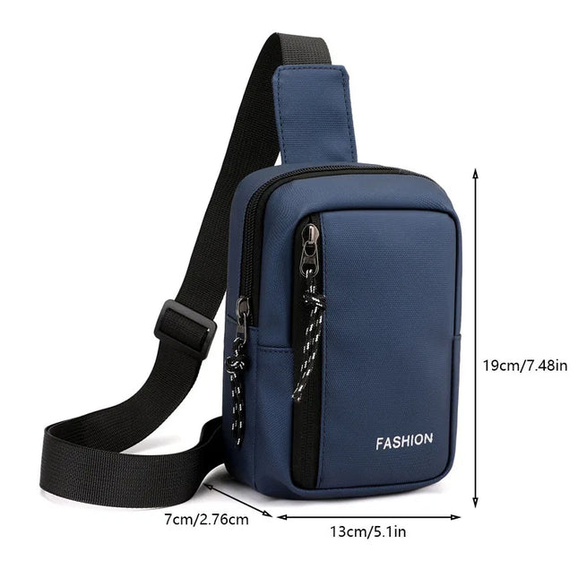 Men's Travel USB Crossbody Bag