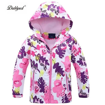 Girl New Seasonal Wear Polar Fleece Waterproof Hoodies Jacket Outerwear - Mad Fly Essentials
