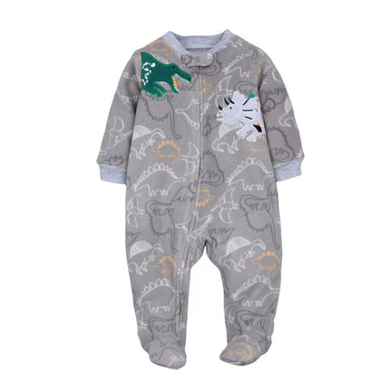 Baby Romper Boy Fall Fleece Animal Jumpsuit - Baby Romper - Afairytale - Mad Fly Essentials