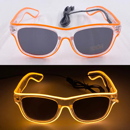 Party Favors Women LED Neon Glow Party Sunglasses - Party Favors - The vinyl Clock - Mad Fly Essentials
