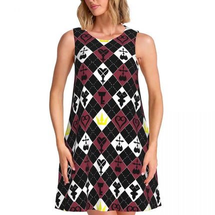 Mini Dress Women 3D Fashion Poker Card Skater Dress - Mini Dress - Syntecso - Mad Fly Essentials