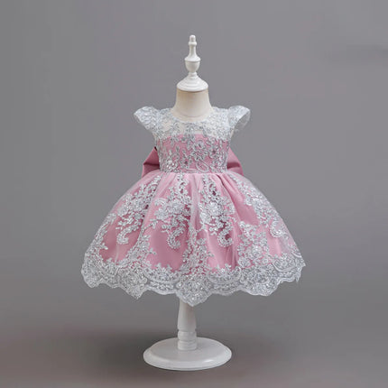 Party Dress Baby Girl 1 Year Christening Birthday Dress - Party Dress - NNJXD - Mad Fly Essentials