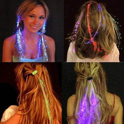 Women LED Luminous Party Hair Braid Lights - Mad Fly Essentials