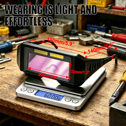 Welding Mask Solar Auto Darkening Arc Protection Helmet - Welding Mask - Guueld - Mad Fly Essentials