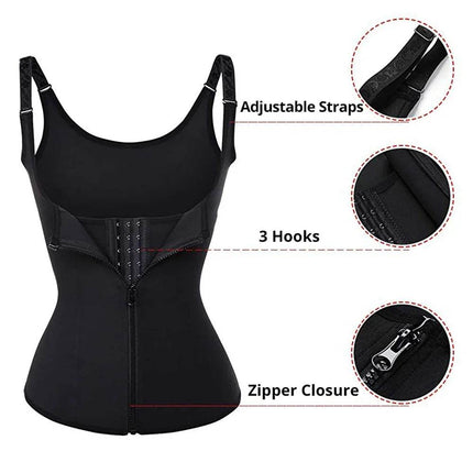 Women Activewear Fashion Waist Trainer Tank Top - Mad Fly Essentials