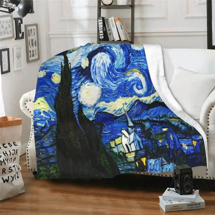 Van Gogh Starry Blanket Home Decor - Mad Fly Essentials