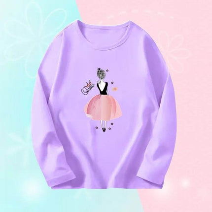 Girls Long Heart Kids Graphic Hoodies - Mad Fly Essentials