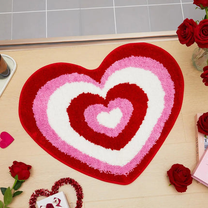 Area Rug LOVE Heart Creative Bedroom Rug - Area Rug - Retro Rugs - Mad Fly Essentials