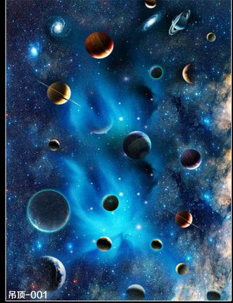 Custom 3D Starry Night Mural Wallpaper - Mad Fly Essentials