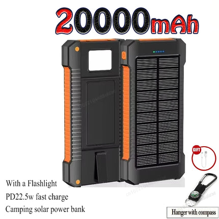 Home Essentials Portable Solar 20k mah Powerbank - Home Essentials - Tollcuudda - Mad Fly Essentials