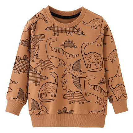Baby Boys Lion Elephant Casual Sweater - Kids Shop Mad Fly Essentials