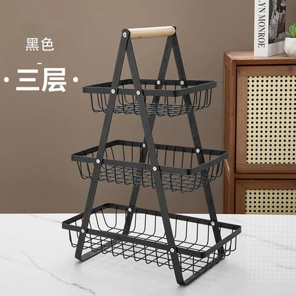 Kitchen Gadget Double Layer Fruit Organizer - Kitchen Gadget - Ootdty - Mad fly Essentials