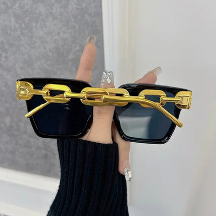 Women Sunglasses Retro Large Frame Concave Eyewear - Women Sunglasses - Barcur - Mad Fly Essentials