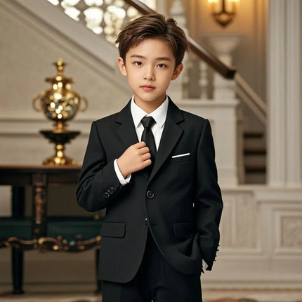 Gentleman Outfit 1-14y Boy Black Wedding Suit - Gentleman Outfit - Nimble - Mad Fly Essentials