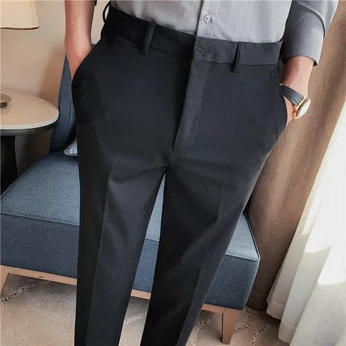 Men Slim-Fit Business Casual Pants - Mad Fly Essentials