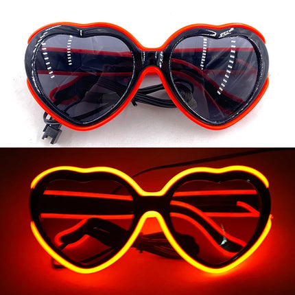 Party Favors Women LED Neon Glow Party Sunglasses - Party Favors - The vinyl Clock - Mad Fly Essentials