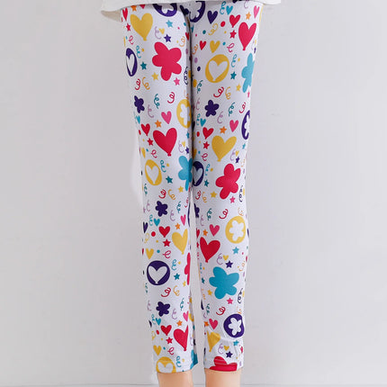 Leggings Baby Girl Floral 3D Pencil Pants - Leggings - LMOFA - Mad Fly Essentials