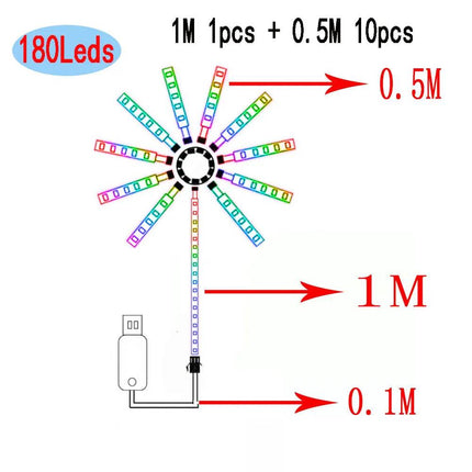 Fireworks LED RGB Dream Meteor Lamp - Mad Fly Essentials