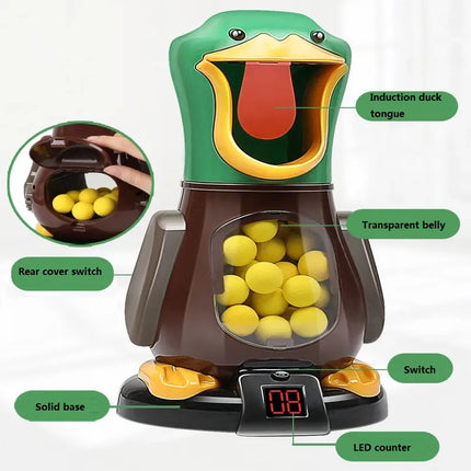 Electronic Kids Shooting Duck Soft Ball Game Toys