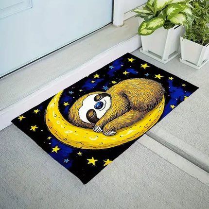 Doormat Sloth Animal Rectangular Floor Mats - Doormat - Design Shop - Mad Fly Essentials