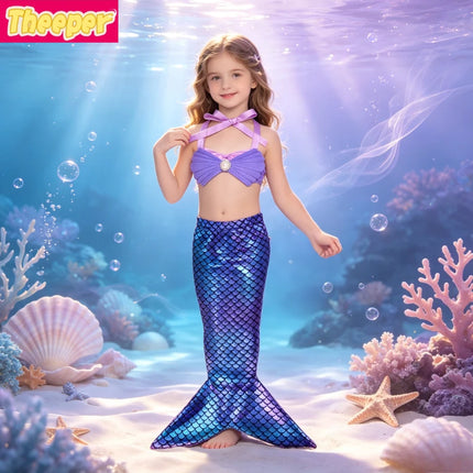 Sleepwear Set Baby Girl Mermaid Tail Blanket Sleeping Bag - Sleepwear Set - Zafille - Mad Fly Essentials
