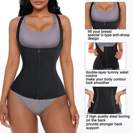 Women Activewear Fashion Waist Trainer Tank Top - Mad Fly Essentials
