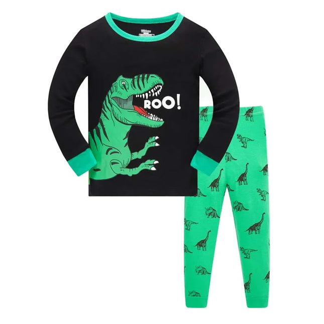 Baby Boy 3-8T Animal Dinosaur Cartoon Pajama Sleepwear Sets