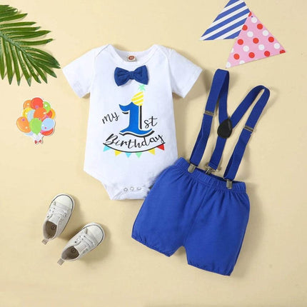 Boy Cake Smash Birthday Clothing Set - Mad Fly Essentials