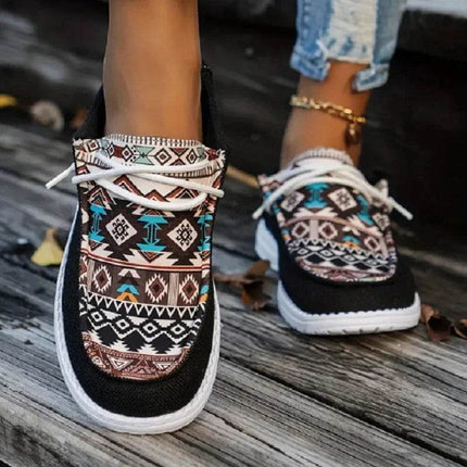 Women Bohemian Lightweight Canvas Shoes - Mad Fly Essentials