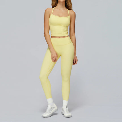 Activewear Set Women 2pc Crop Top Yoga Sportswear Set - Activewear Set - Bessmini - Mad Fly Essentials
