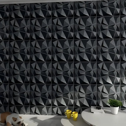 3D Wallpaper 30x30cm Grooved Wall Panels - 3D Wallpaper - Bacaz - Mad Fly Essentials