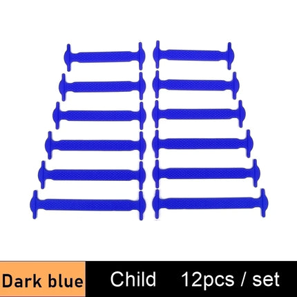 Boys Footwear Silicone Elastic No Tie Shoelaces - Boys Footwear - Basic Gold Yao - Mad Fly Essentials
