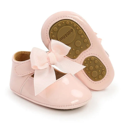 Newborn Baby Girl Bowknot First Walker Shoes