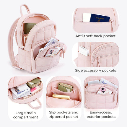 Backpack Women Small College Leisure Travel Daypack - Backpack - Bagsmart - Mad Fly Essentials