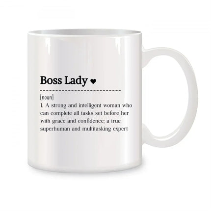 Coffee Mug Boss Lady Birthday Gift Drinkware - Coffee Mug - Aiuhu - Mad Fly Essentials