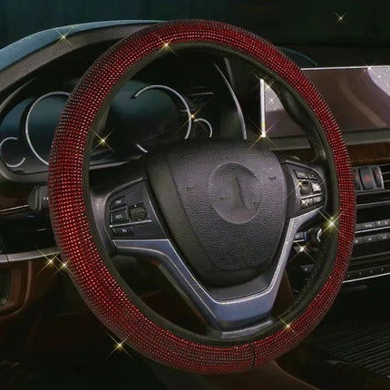 Auto Essentials Pink Sequin Steering Wheel Cover - Auto Essentials - Brangdy - Mad Fly Essentials