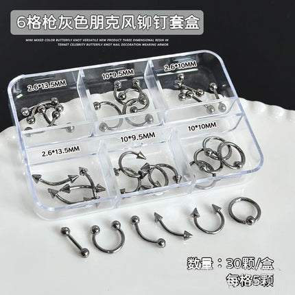 Nail Essentials Metal Punk Full Glitter Diamond Cross Nail Art - Nail Essentials - Nail Art - Elaimei - Mad Fly Essentials