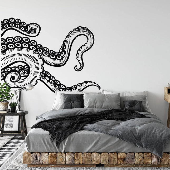 Large Octopus Tentacles Kraken 3D Ocean Wall Sticker