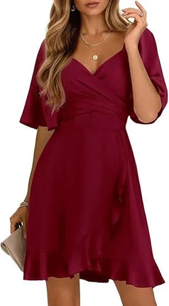 A-Line Dress Women Summer Thin Casual Midi Vacation Dress - Allneon - A-Line Dress - Mad Fly Essentials