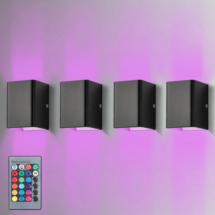 Remote Control 5W LED RGB Wall Sconce