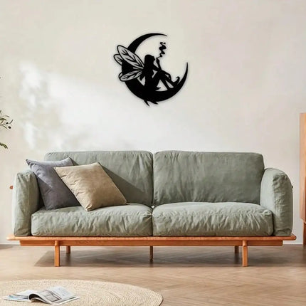 Wall Decor 3D Moon Fairy Metal Art Wall Decor - Wall Decor - Zooyoo - Mad Fly Essentials