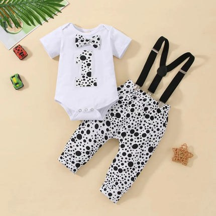 Clothing Set Baby Boy First Birthday Rompers Overalls - Clothing Set - Prowow - Mad Fly Essentials