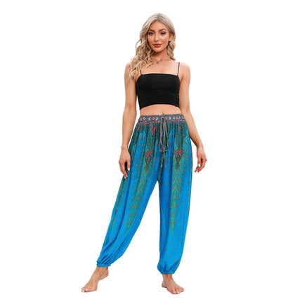 Harem Pants Women Boho High Waist Yoga Pants - Harem Pants - UXST - Mad Fly Essentials