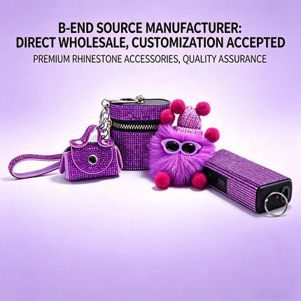 Keychain Self-Defense Sequin Women 4pc set Women Accessories - Keychain - Reave Cat - Mad Fly Essentials
