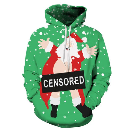 3D Hoodies Funny Santa Claus Streetwear Pullovers xs-6XL - 3D Hoodies - Vipol - Mad Fly Essentials