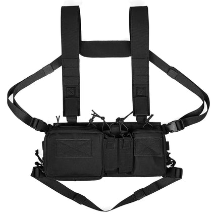 Chest Rig Airsoft Tactical Camera Camouflage Pouch Molle