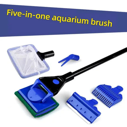 Fish Tank Decor Algae Scraping Tool Set - Fish Tank Decor - Seven Master - Mad Fly Essentials