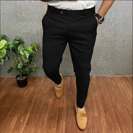Business Casual Pants Men Summer Slim Breathable Pants - Business Casual Pants - Toplimit - Mad Fly Essentials