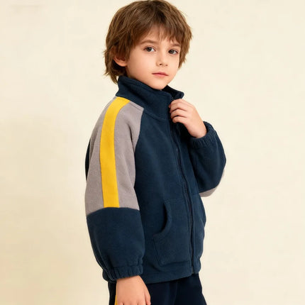 Outerwear Boy Autumn Fleece Winter Blue Jacket - Outerwear - WIldsurfer - Mad Fly Essentials